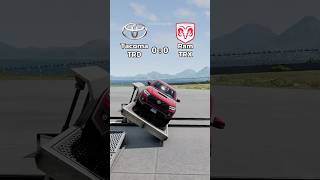 Toyota Tacoma TRD VS Dodge Ram TRX #bemngdrive #محاكي_الحوادث #اكسبلور