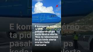 KLM ta atvertí pasaheronan tokante robo di datonan pa medio di hackers.  #curacao #news