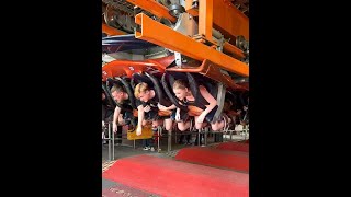 The only roller coaster that ”flies while lying down” in China is the Crystal Wing Roller Coaster i