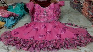 @ramyacollections Vijayawada అదిరిపోయే జార్జెట్ కిడ్స్ వేర్ కలెక్షన్ ఫ్రాక్స్ /8639209100