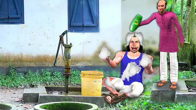 पहलवान और जादुई शैम्पू Magical Shampoo Pehlwan Comedy Video  Hindi  Comedy Video
