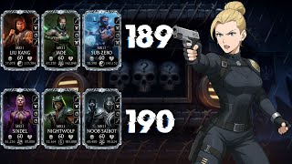 Guia completo | Como passar as Lutas 189 e 190 Torre Dragão Negro Fatal | MK Mobile