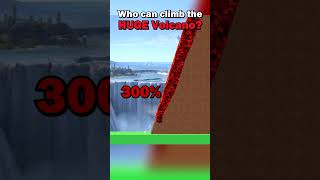 Who can climb the HUGE Volcano in Smash Ultimate?