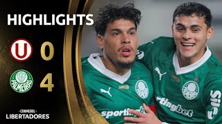 UNIVERSITARIO vs. PALMEIRAS | HIGHLIGHTS | CONMEBOL LIBERTADORES 2025
