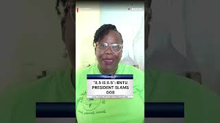 “8.5 Is 8.5”: BNTU President Slams GOB