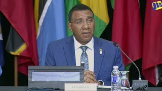 Dr the Most Hon. Andrew Holness | Remarks | Closing Media Conference | 49th HGC