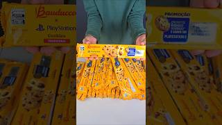 Comprei 45 cookies da Bauducco pra tentar ganhar um PS5!#cookies #ps5 #premio #bauducco #asmr