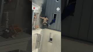 في مشهد بطولي.. شاب ينقذ عائلة بأكملها من موت محقق بحادث حريق في شقة بباريس