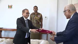 Presentation of Credential from the Non-Resident High Commissioner of the Republic of Bangladesh
