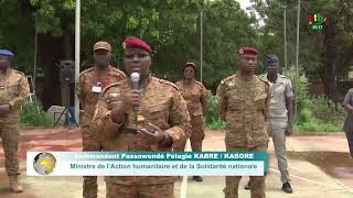 인도주의 활동 장관이 파소 메보 휴가 캠프의 캠핑객들을 방문했습니다.