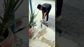 Essential Tools and Techniques For Drain Rain Water On Street #unclog #culvert #shorts