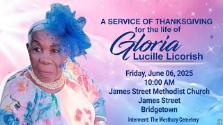 A Service of Thanksgiving for the Life of Gloria Licorish