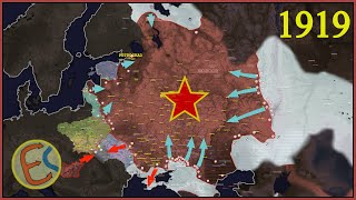 러시아 내전 V: 전선에 포위된 소련 러시아