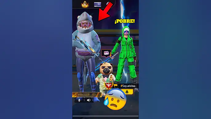 NO QUERÍA JUGAR CONMIGO POR MI SKIN 😭 - #freefire