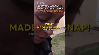 'You'll BOTH Be FIRED For This!' $300,000 Lawsuit For Cops Violating This Guy's Rights for No Reason