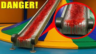 피투성이 트램펄린 공원을 발견하면 — 즉시 도망쳐라! (이건 함정이다)