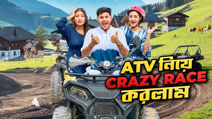 ATV নিয়ে মালয়শিয়ার গ্রামে তাণ্ডব চালালাম! 🏍️ | Crazy Village Ride | Rakib Hossain