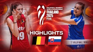 Belgium 🇧🇪 vs. Slovakia 🇸🇰 - Highlights | Women's World Championships 2025