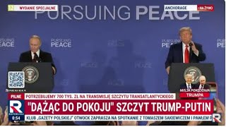 Putin i Trump zakończyli rozmowy. Wspólna konferencja prezydentów. Co ustalono?