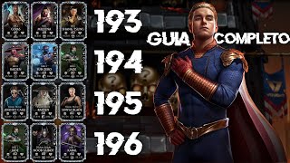 Guia completo | Como passar as Lutas 193, 194, 195 e 196 da Torre Vought | MK Mobile 6.3
