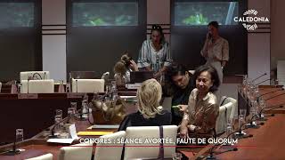 Congrès : séance avortée, faute de quorum