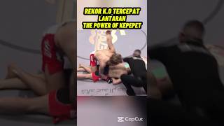 REKOR K.O #tercepat LANTARAN KEPEPET #short