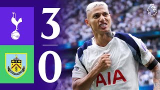 리샬리송, 벌써 시즌 최고 골? | 토트넘 홋스퍼 3-0 번리 | 프리미어 리그 하이라이트