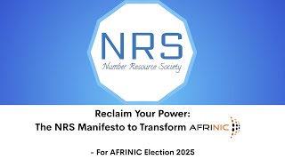 𝗥𝗲𝗰𝗹𝗮𝗶𝗺 𝗬𝗼𝘂𝗿 𝗣𝗼𝘄𝗲𝗿 : 𝗧𝗵𝗲 𝗡𝗥𝗦 𝗠𝗮𝗻𝗶𝗳𝗲𝘀𝘁𝗼 𝘁𝗼 𝗧𝗿𝗮𝗻𝘀𝗳𝗼𝗿𝗺 𝗔𝗙𝗥𝗜𝗡𝗜𝗖