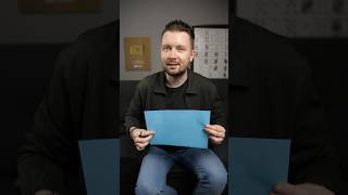 🤨Секрет загадки с листом бумаги А4! #обучениефокусам #александрнапорко #напорко