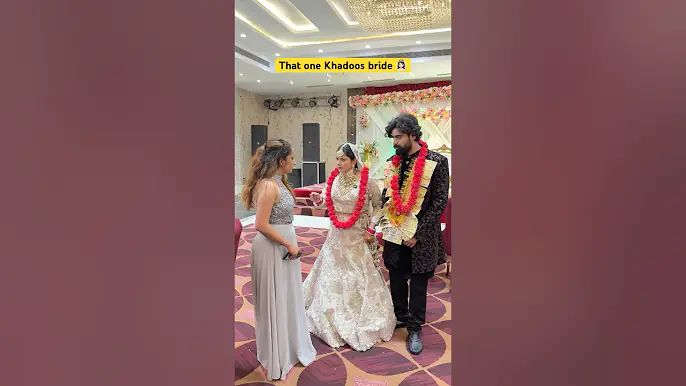 That one khadoos bride 👰🏻‍♀️😅 #shorts #ytshorts #sejalgabashorts #marriage