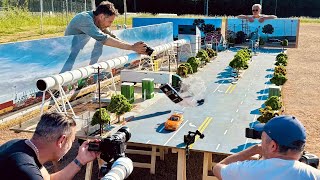 Fast and Furious final race (Supra VS Charger) behind the scene with miniatures