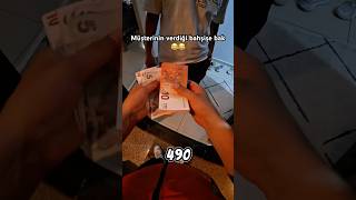 Müşterinin verdiği bahşişe bak 😂😂 #shorts #tiktok #motovlog #viral #fyp #keşfet #reels #kurye
