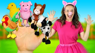 Farm Animals Finger Family - Kids Songs and Nursery Rhymes | Finger Family Song for Kids
