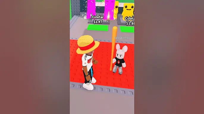 EU BRIGUEI com O LARRYZINHO no ROUBE O BRAINROT #roblox #humor #robloxshorts #stealabrainrot #pizao