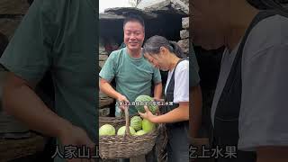 一对70多岁的老人独自在山顶上生活了40多年！ #檸檬夫妻 #农村生活 #大山里的原生态