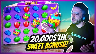 20.000 DOLARLIK SWEET BONANZA BONUSU!