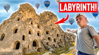 GEHEIMER GANG führt in antike UNTERIRDISCHE STADT!🇹🇷 | FLUCHT aus dem LABYRINTH!