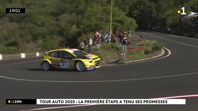 Tour Auto 2025 : Rehane Gany vire en tête sur les premières spéciales