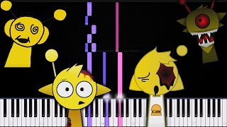 Simon in 39 Different Sprunki Mods - Piano Tutorial