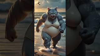 اتنمروا عليها عشان تخينه 💔 … النهايه مش متوقعه خالص😱 #ai #cat #shorts