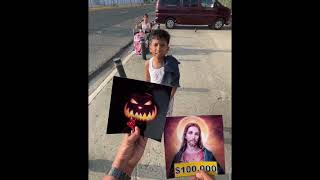 Dimos fajos de billetes a anciana qué estaba malita junto a su nieto