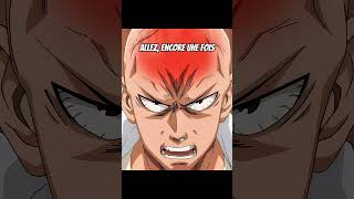 Saitama et Genos jouent avec Bang