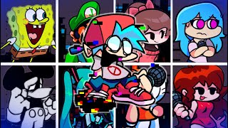 BlueBalled but Every Turn a Different Character Sings 🎶 (FNF but Everyone Sings It)