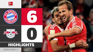 Kane On FIRE! | FC BAYERN - RB LEIPZIG | Highlights | Matchday 1 – Bundesliga 2025/26