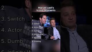 Marvel cast's Iconic Moments
