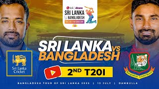 🔴 LIVE | 2nd T20I | Bangladesh tour of Sri Lanka 2025