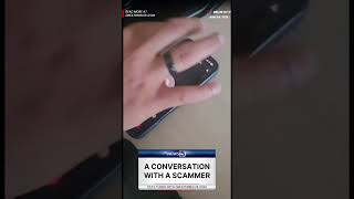 A conversation with scammer