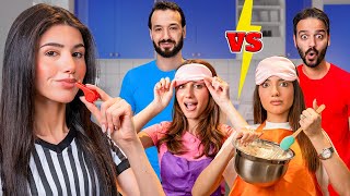 تحدي الطبخ و التكلم بالعربية الفصحة مع اخواتي!.. 😱