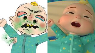 First Day of School CoComelon 🤣 Funny Drawing Meme l Nursery Rhymes