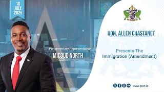 Hon. Jeremiah Norbert Presents the Imigration Amendment